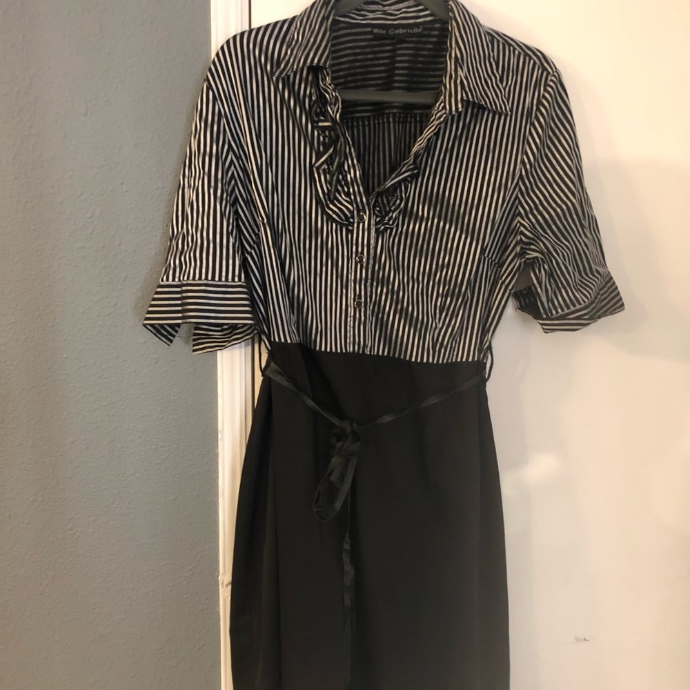 Black and silver dress. XL Mille Gabrielle